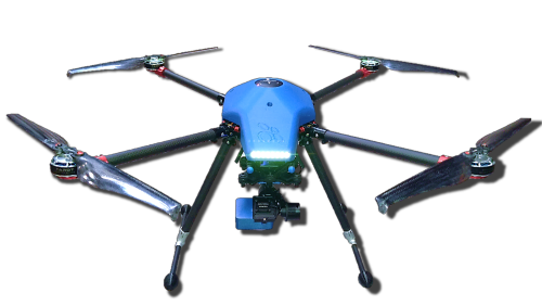 Drohne mit Wärmebildkammera zur Kitzrettung