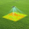 Visualisierung Multispektraldatenerfassung Feld mittels Drohne