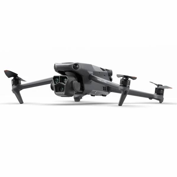 DJI Mavic 3 pro Drohne Isoansicht mit weißem Hintergrund