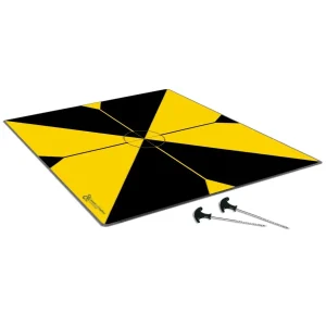 Passpunkttafel Set gelb mit Heringe