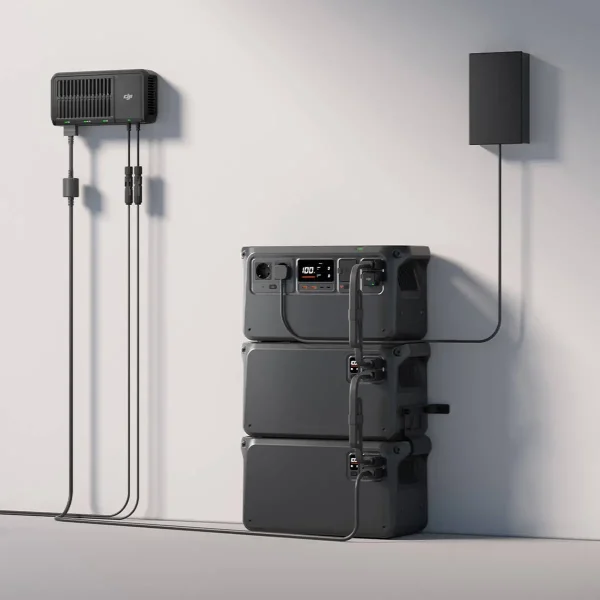DJI Power Expansion Battery 2000 Montagesatz - Anwendungsbeispiel mit 2 Erweiterungsbatterien