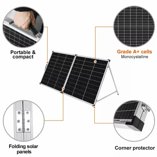 Dokio 200W Solarkoffer Feature Details