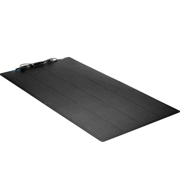 LINKSOLAR 200W Flexibles Solarpanel Produktbild schräg