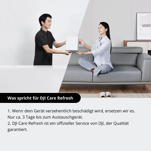 DJI Care Darstellung Vorteile des Schutzes