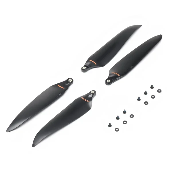 Ein Satz geräuscharme Anti-Ice Propeller inkl. Schrauben für die DJI Matrice 4D Serie - Produktbild schräg