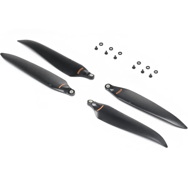 Ein Satz geräuscharme Anti-Ice Propeller inkl. Schrauben für die DJI Matrice 4D Serie - Produktbild schräg