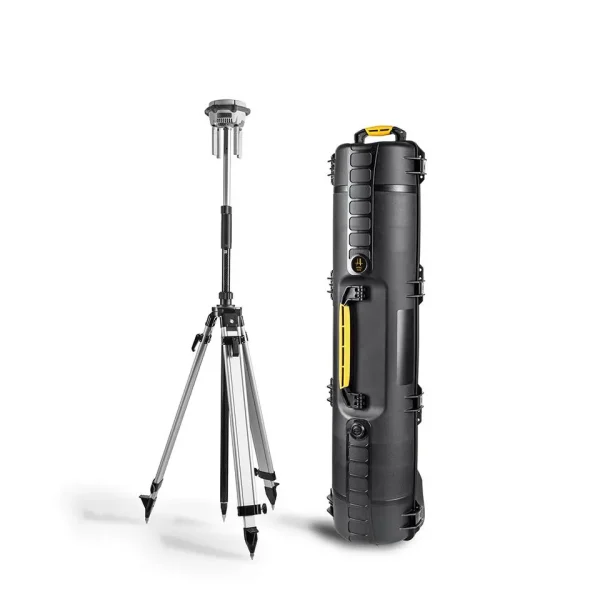 Transportkoffer HPRC 6500 geschlossen mit aufgebauter DJI D-RTK 3 Station - Produktbild