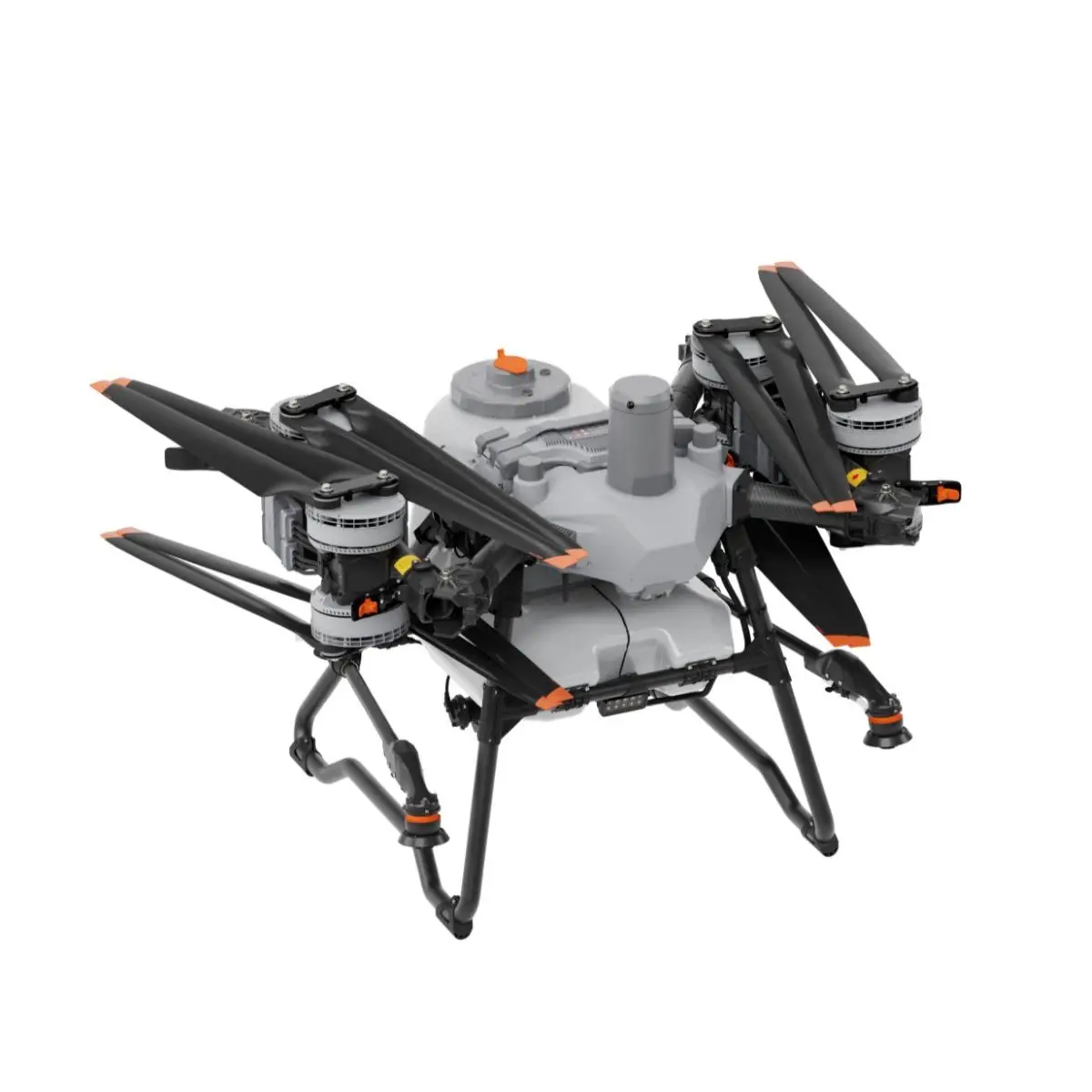 Agrardrohne DJI Agras T100 zusammengefaltet. - Produktbild schräg