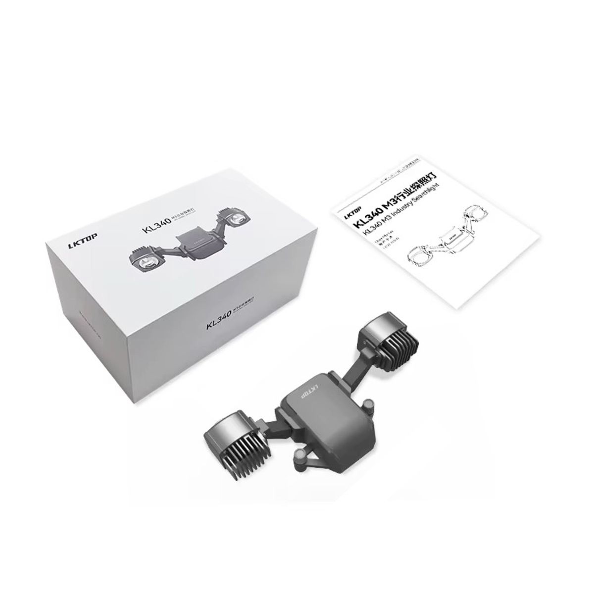 LKTop Suchscheinwerfr KL340 für die Mavic 3 Serie - Lieferumfang