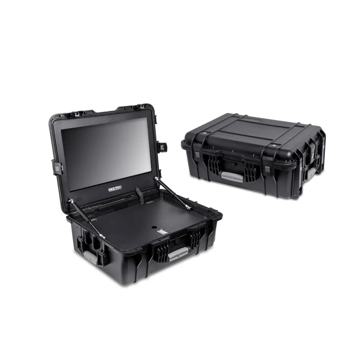 Seetec WPC 216 Monitorkoffer Produktbild offen und geschlossen