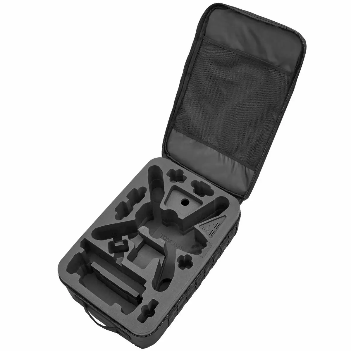 Drohnenrucksack TOMcase "Ready to Fly" XL für die Matrice 4 Drohnenserie Produktbild offen und leer