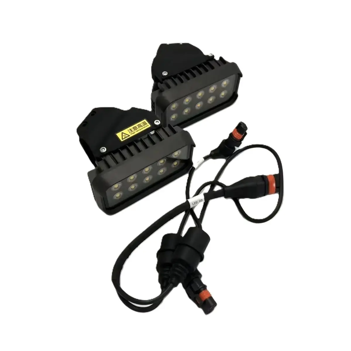 DJI Agras Scheinwerfer Paar T25/T50 - Produktbild inkl. Kabelbaum